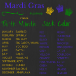 Mardi Gras Name